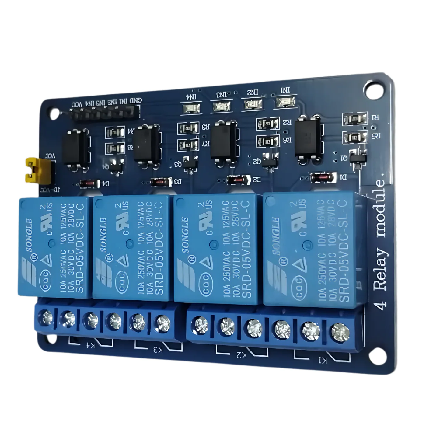 4 Channel 5V Relay Board image 2