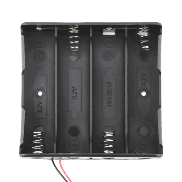 4 Cell 18650 Lithium Battery Holder